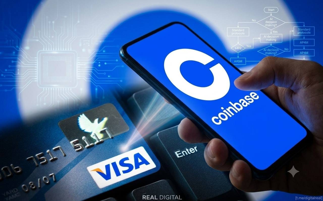 Жасанды интеллект дәуірінің қаржы протоколы үшін күрес: Visa, Mastercard және Coinbase