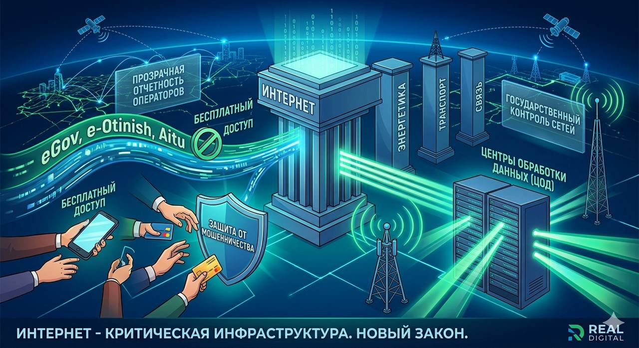 Интернет сыни инфрақұрылымға айналды. Жаңа заң мұны растайды.