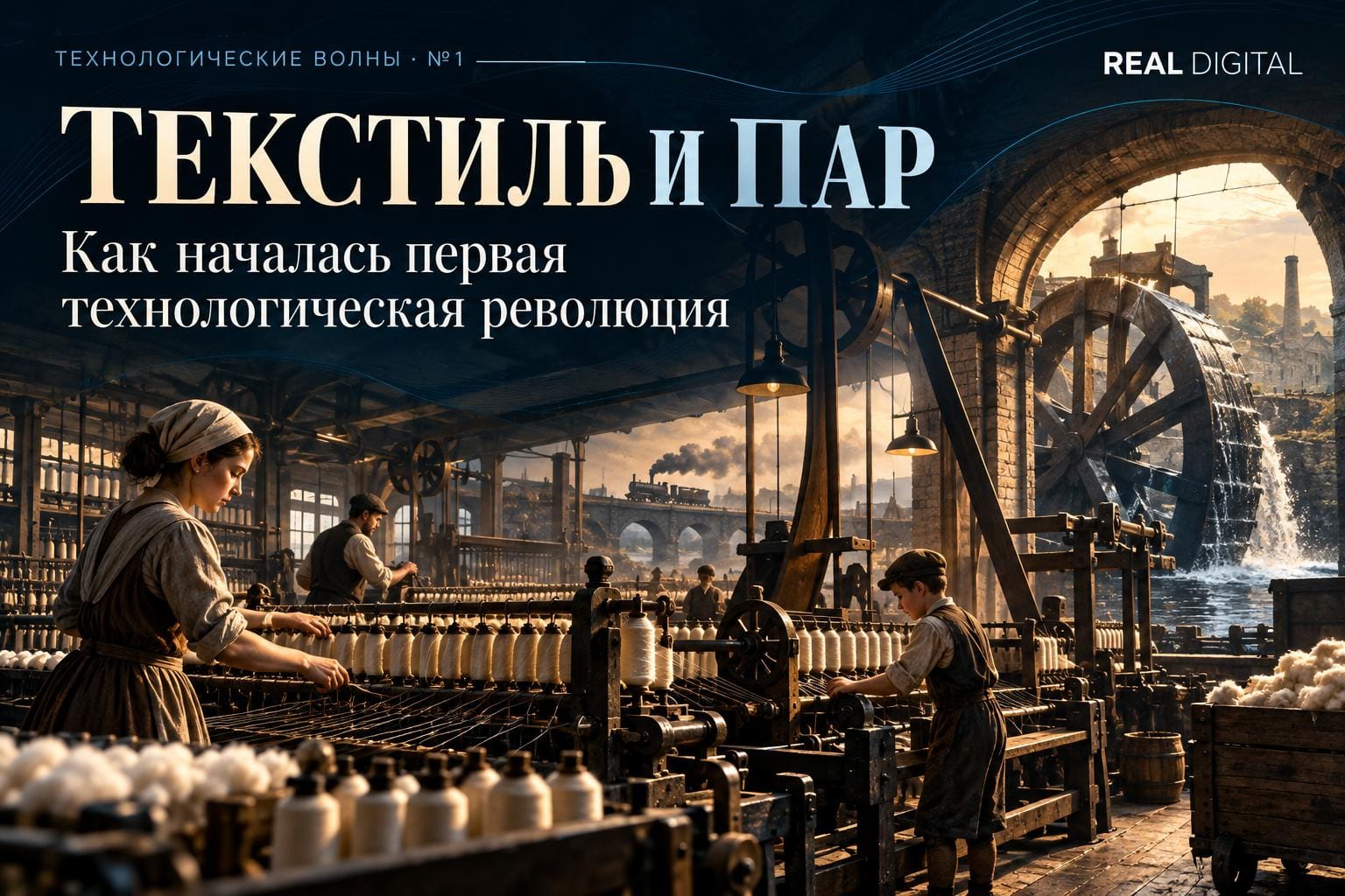 Текстиль и пар: как началась первая технологическая революция