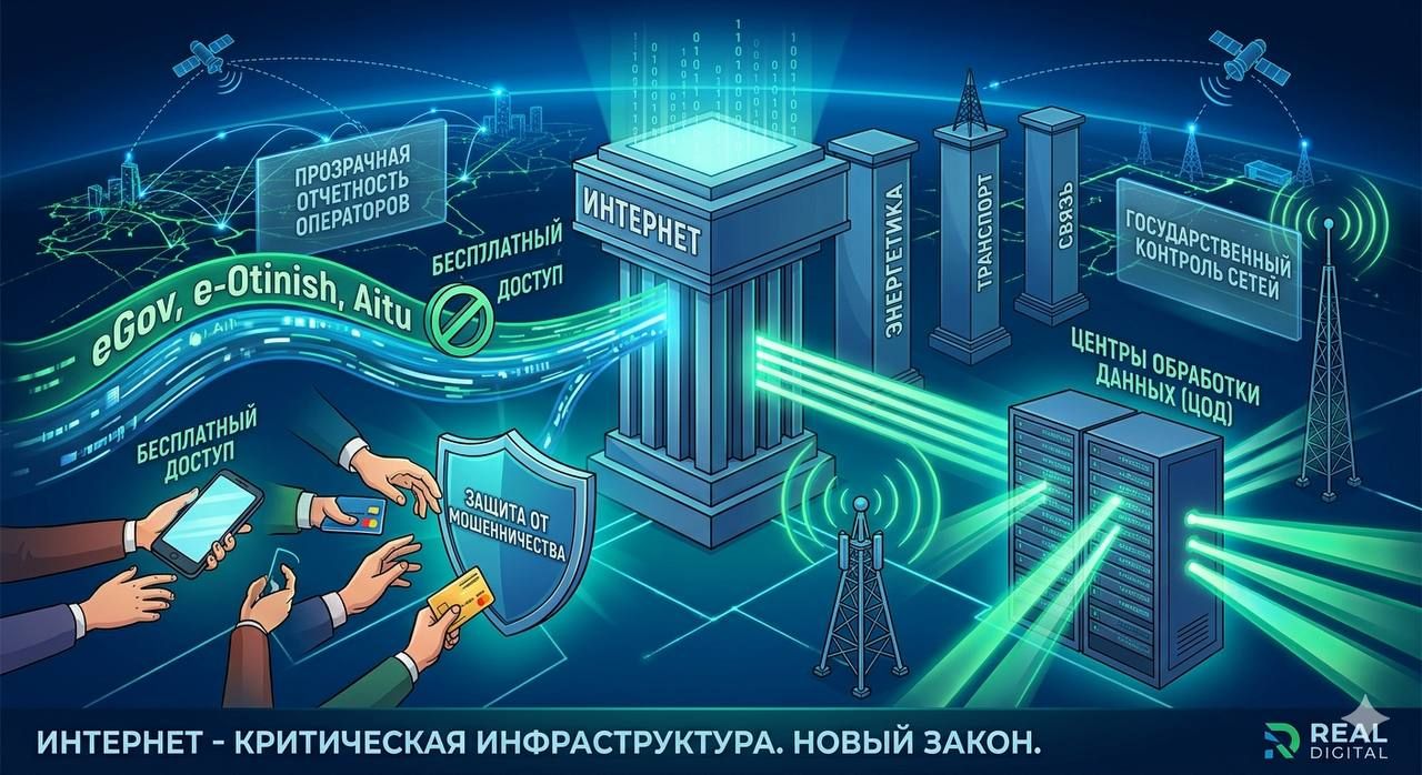 Интернет сыни инфрақұрылымға айналды. Жаңа заң мұны растайды.