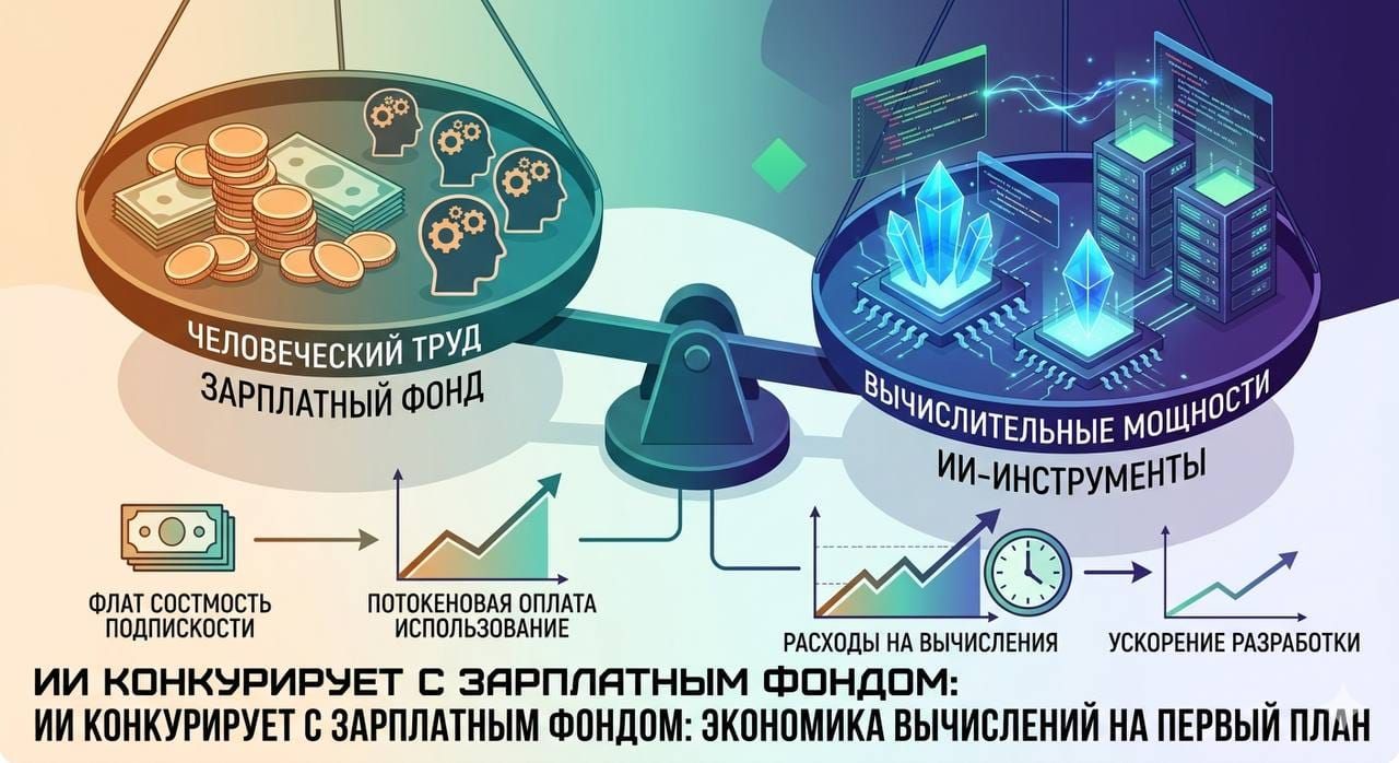 Сколько стоит ИИ-сотрудник: вычисления против зарплат в 2026