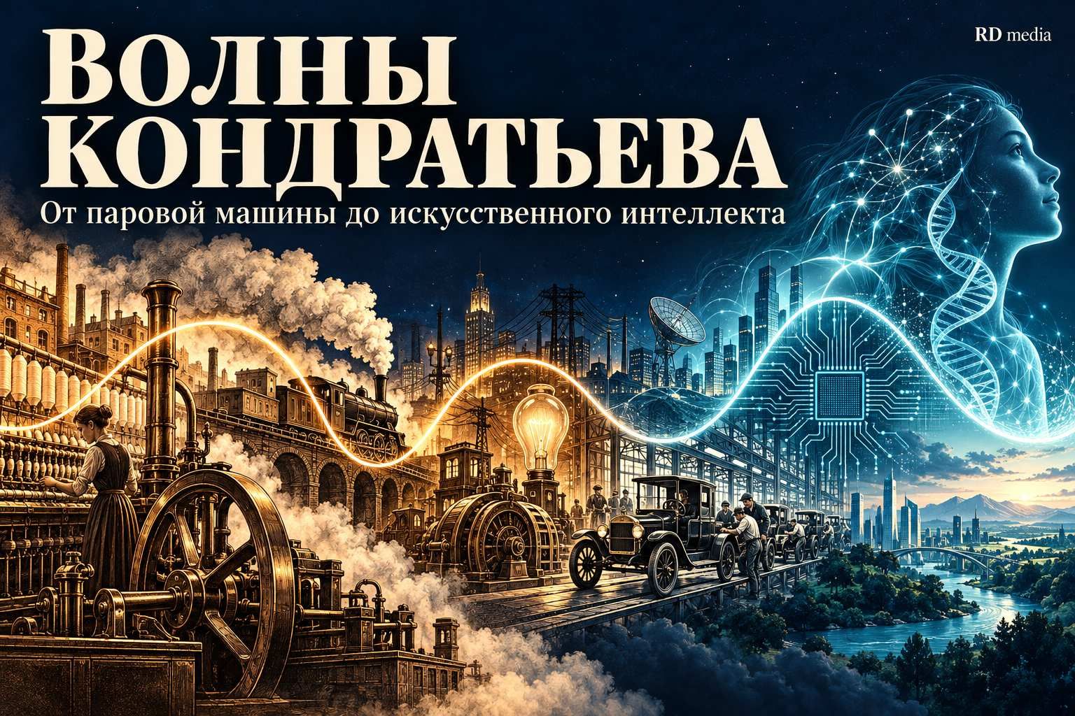 Шестая технологическая волна: что предсказал Кондратьев