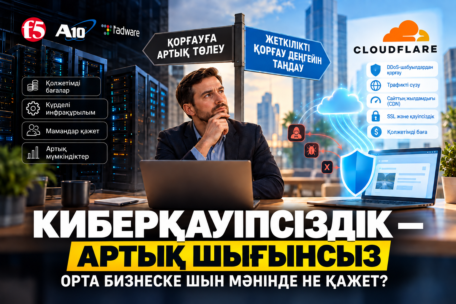 Артық шығынсыз киберқауіпсіздік: орта бизнеске шын мәнінде не қажет?