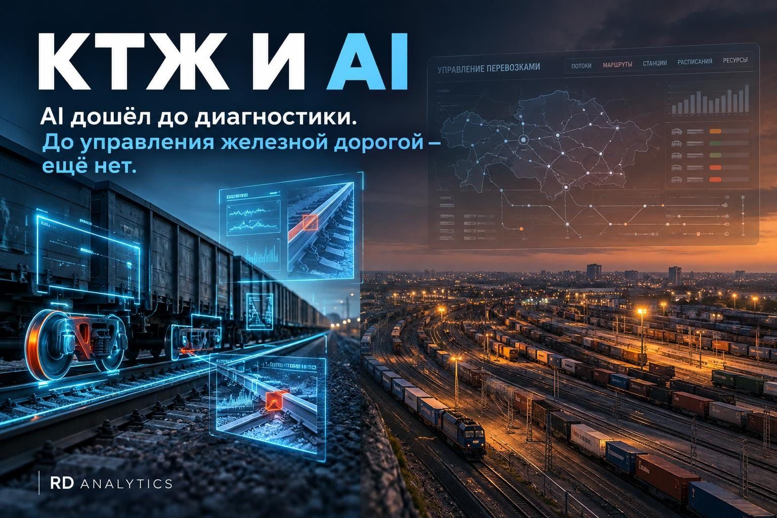 КТЖ и искусственный интеллект: AI дошёл до диагностики, но ещё не до управления железной дорогой