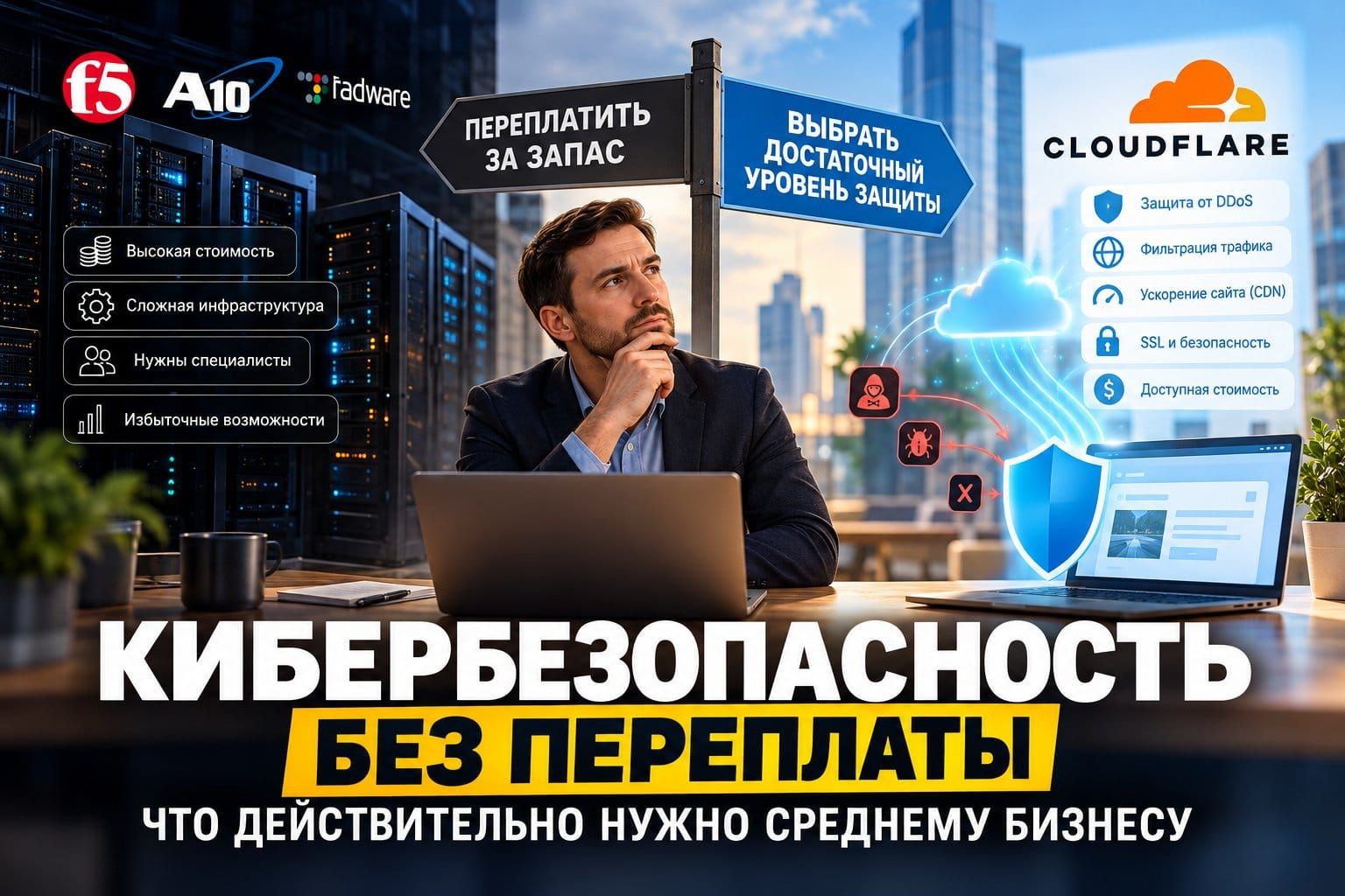 Кибербезопасность без переплаты: что действительно нужно среднему бизнесу