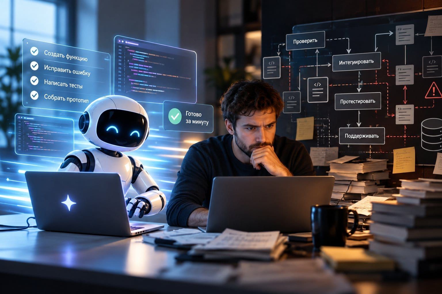 AI пишет код быстрее. Почему разработка может стать дороже