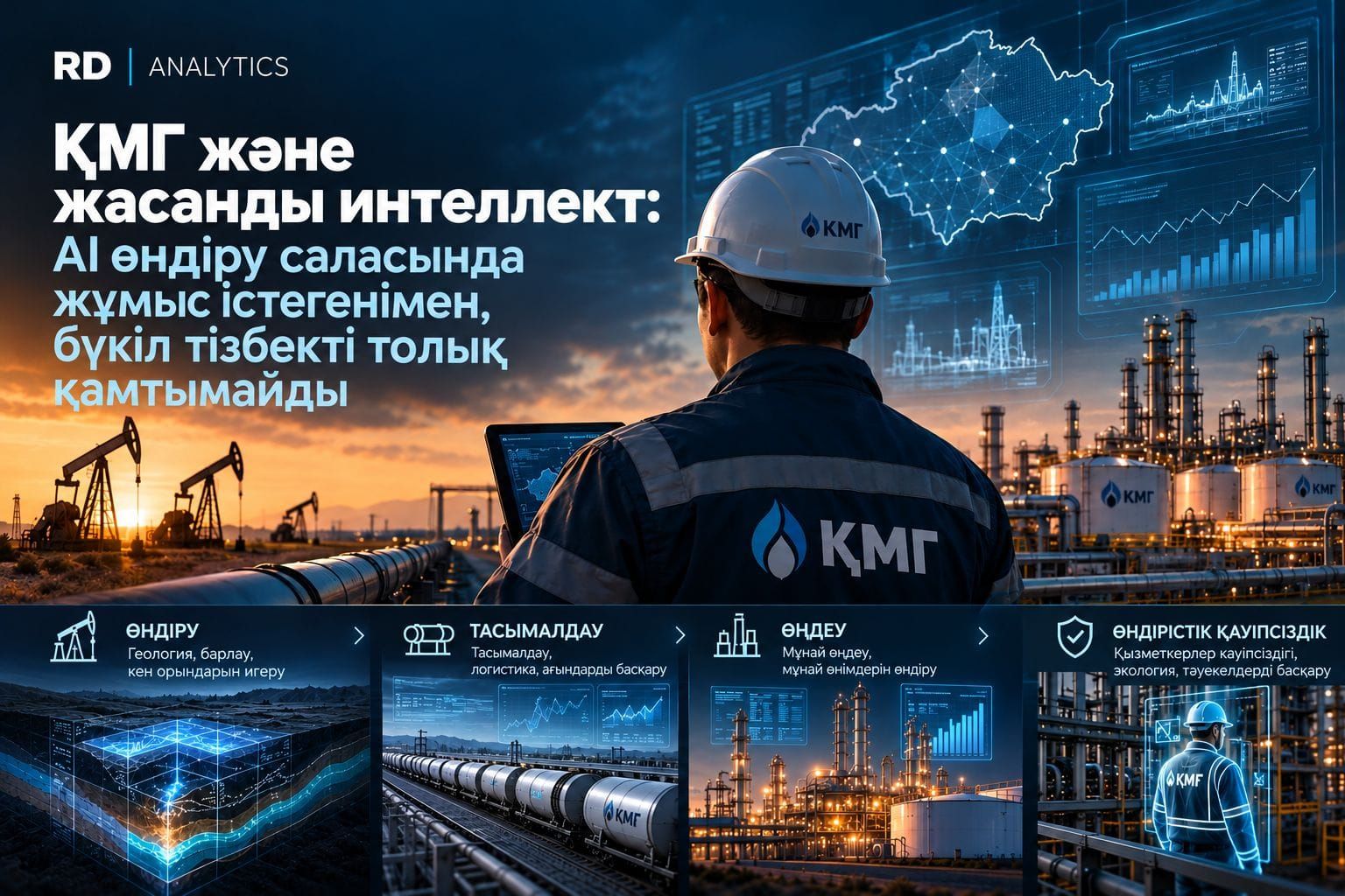 ҚМГ және жасанды интеллект: AI өндіру саласында жұмыс істеп тұр, бірақ бүкіл тізбекті әлі толық қамтыған жоқ