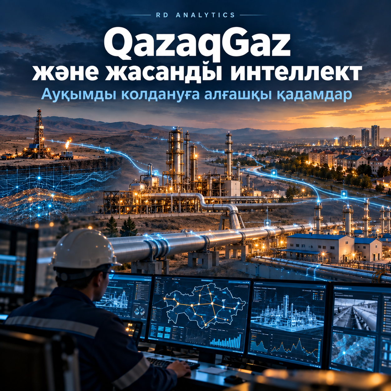 QazaqGaz және жасанды интеллект: ауқымды қолдануға алғашқы қадамдар