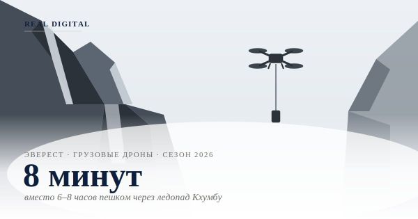 Самая опасная доставка в мире перестала быть пешей