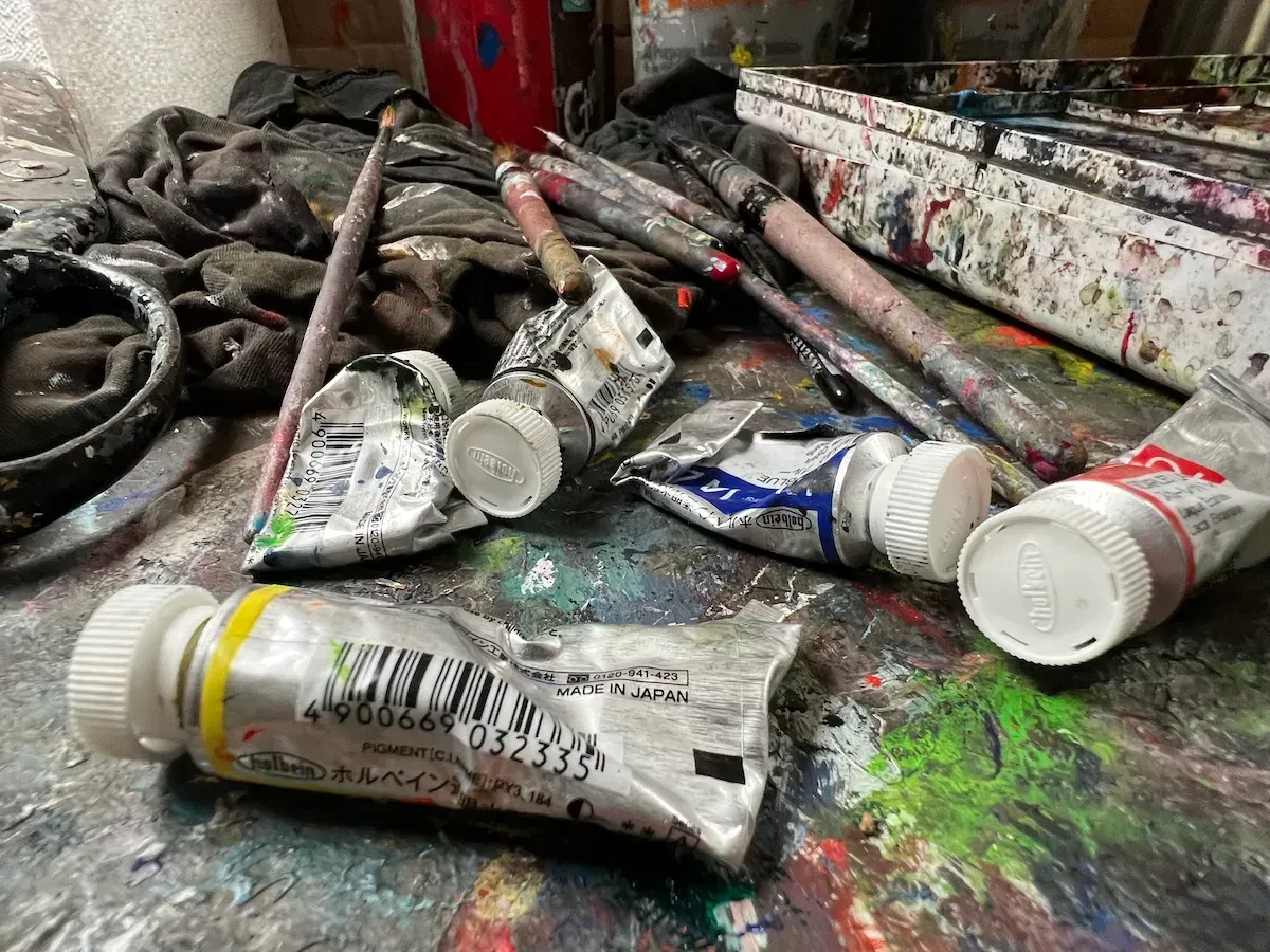 Watercolor materials