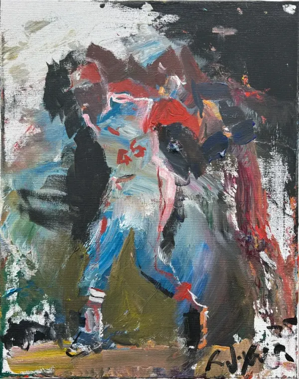 Original St. Louis Cardinals Painting of legend Bob Gibson