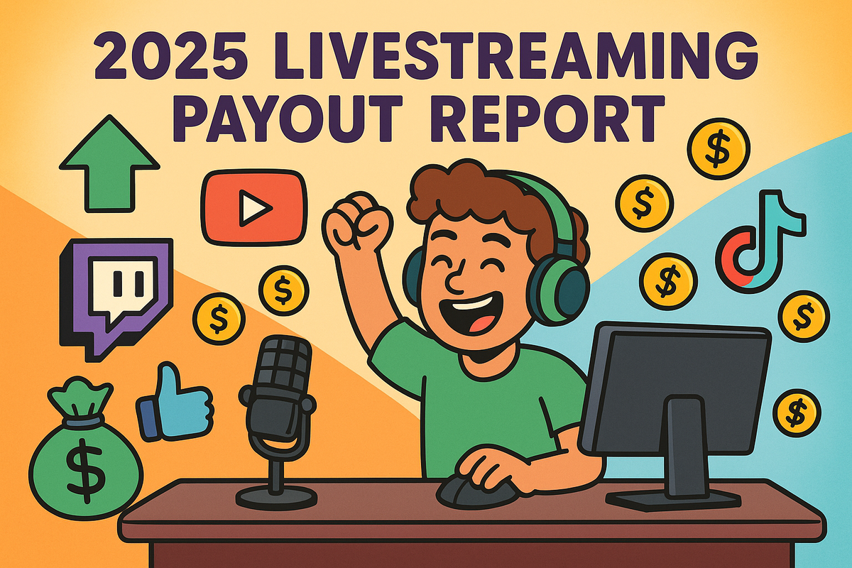 2025 Payout Report: Twitch, Kick, YouTube, TikTok, and More