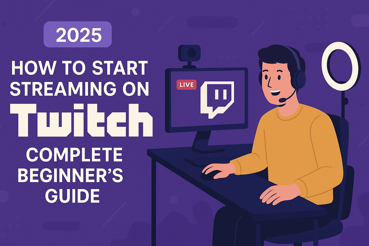 How to Start Streaming on Twitch in 2025: Complete Beginner's Guide