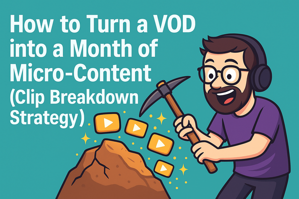 How to Turn a VOD into a Month of Micro-Content (Clip Strategy)