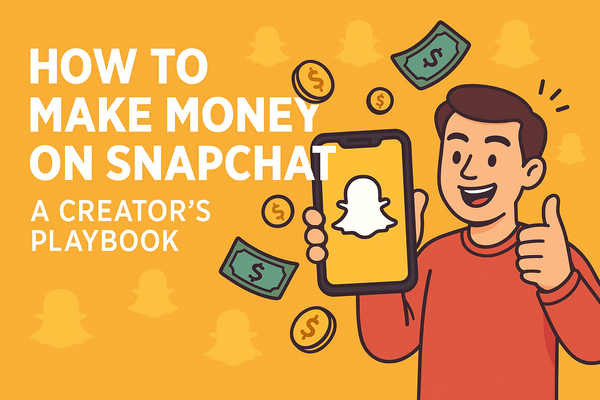 How to Make Money on Snapchat: A Creator’s Playbook
