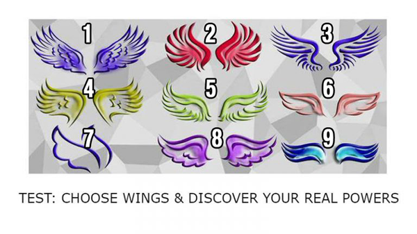 Pick Your Favorite Wings And Find Out Your Real Powers