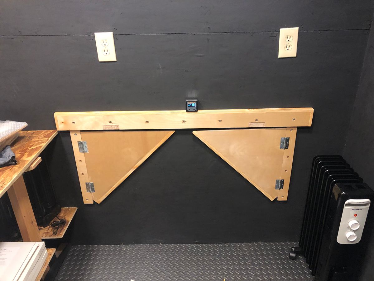 Darkroom Shed: a Murphy Desk