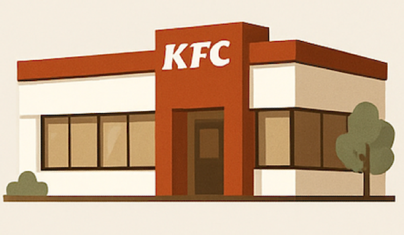 Harland "El Coronel" Sanders y su famoso pollo frito (KFC)