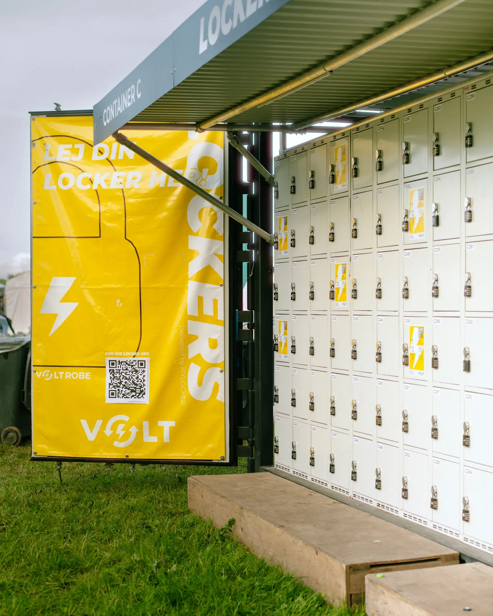 VISA co-branded lockers at Heartland 2024