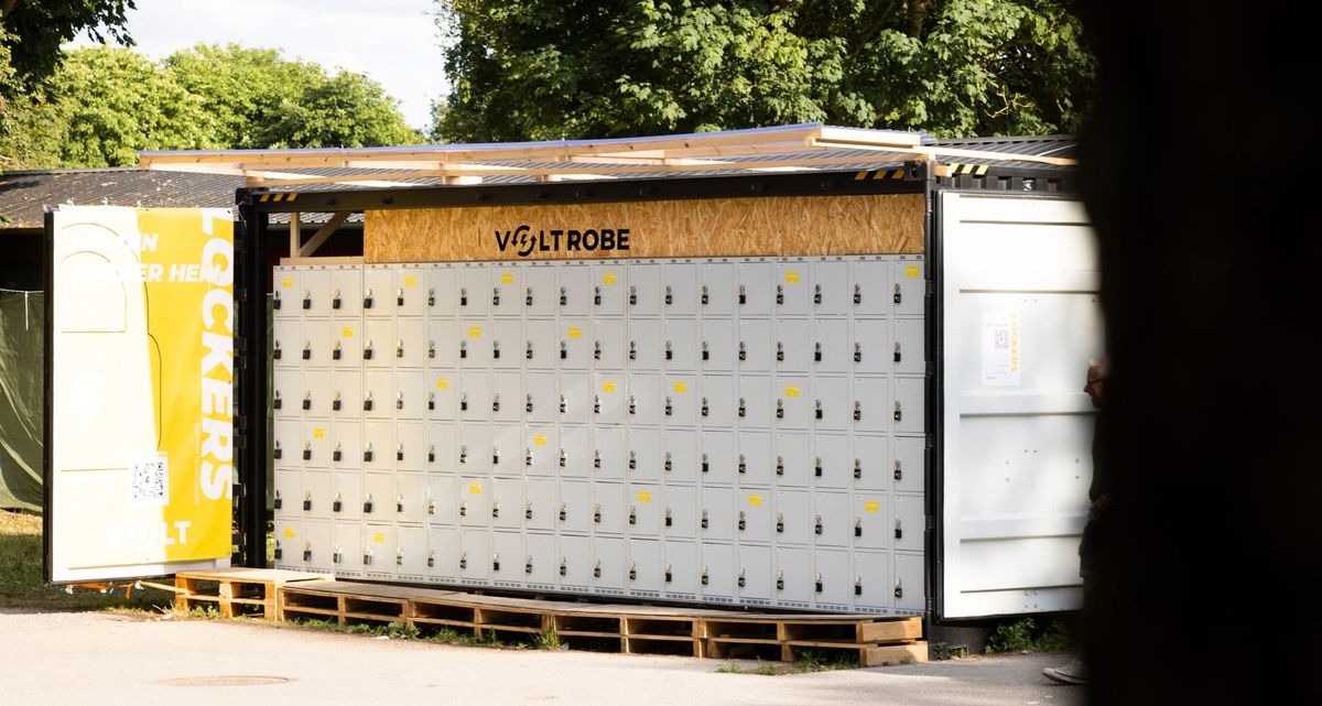 Bild på ett hyrskåp från Volt 