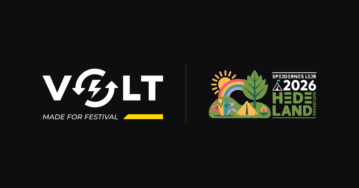 Volt and Spejdernes Lejr 2026 partnership