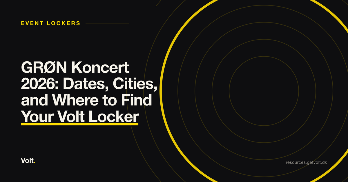 GRØN Koncert 2026: Dates, Cities, and Where to Find Your Volt Locker