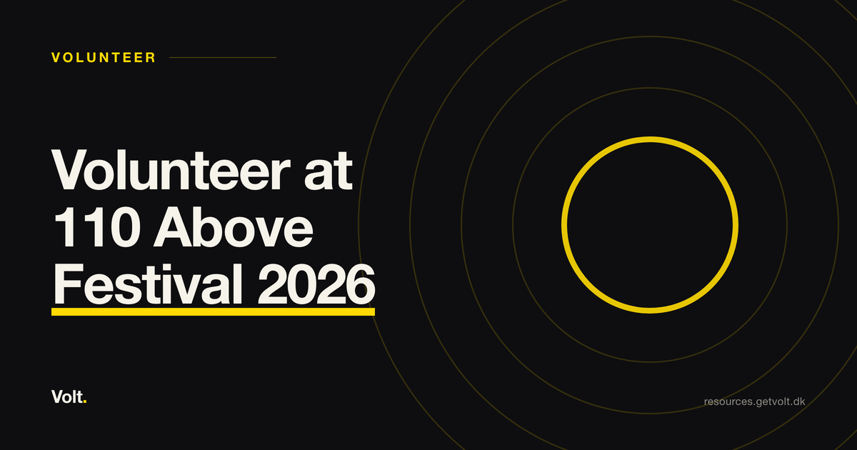 Volunteer at 110 Above Festival 2026
