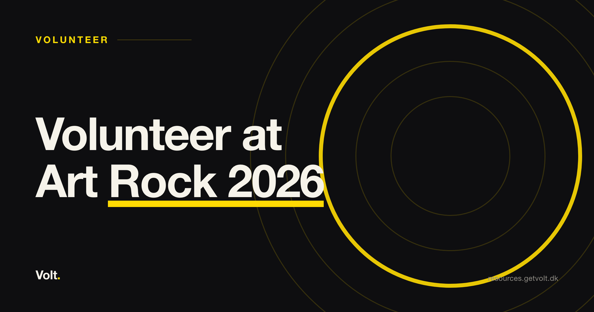 Volunteer at Art Rock 2026