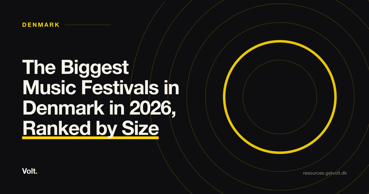 The Biggest Music Festivals in Denmark in 2026, Ranked by Size