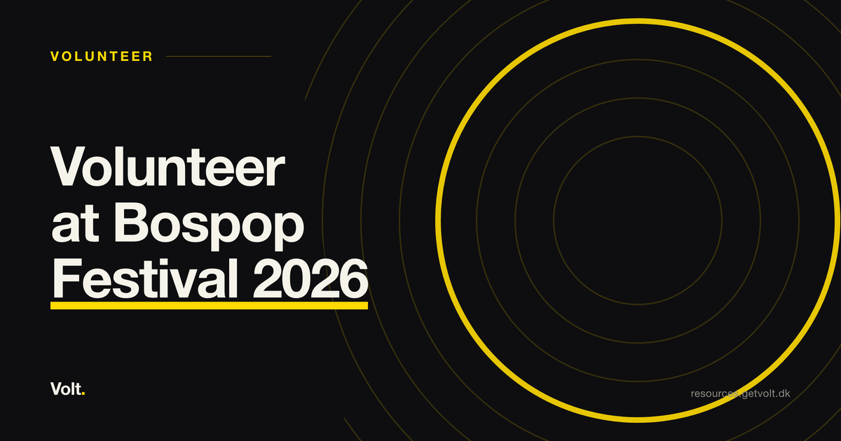 Volunteer at Bospop Festival 2026