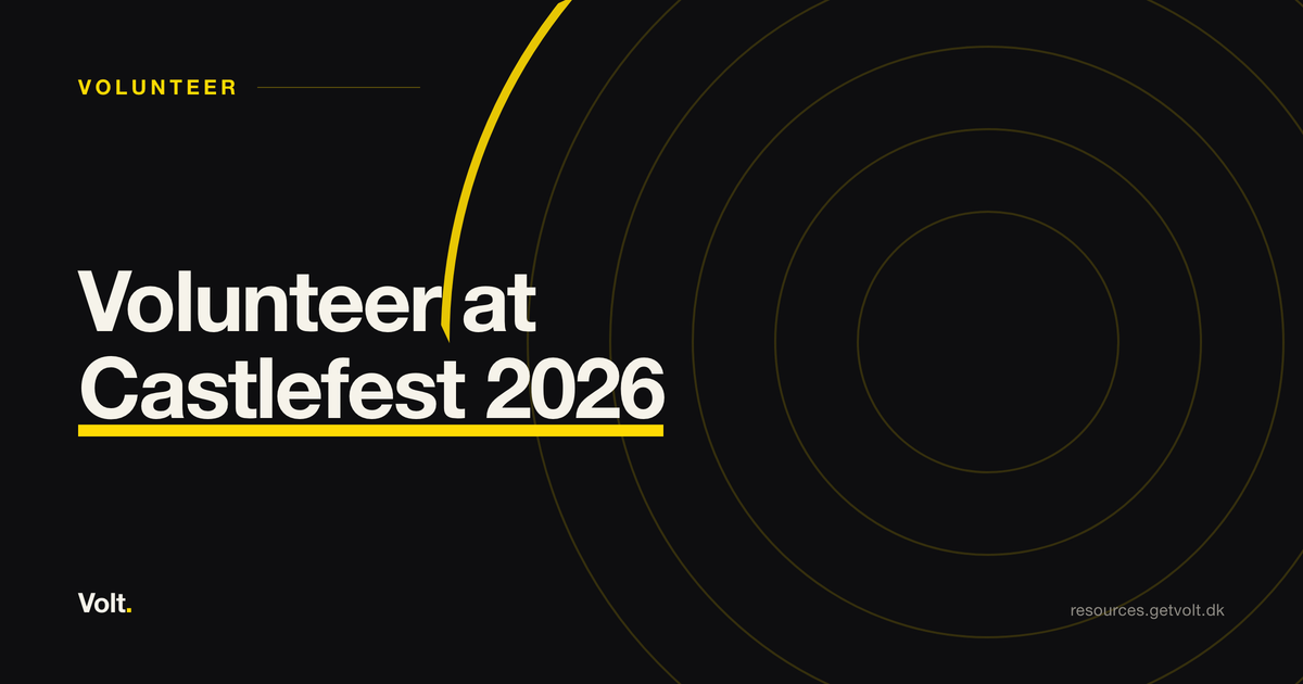 Volunteer at Castlefest 2026