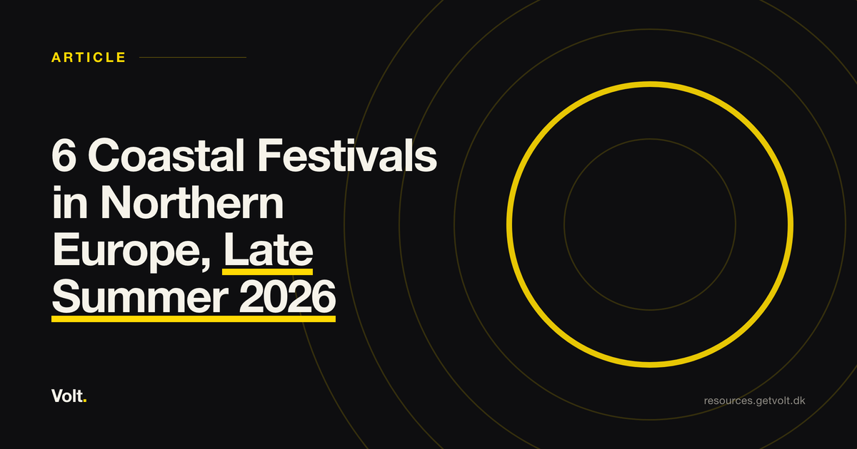 6 Coastal Festivals in Northern Europe, Late Summer 2026