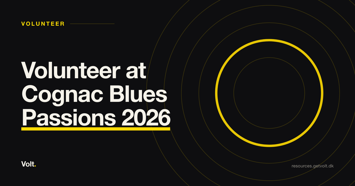 Volunteer at Cognac Blues Passions 2026