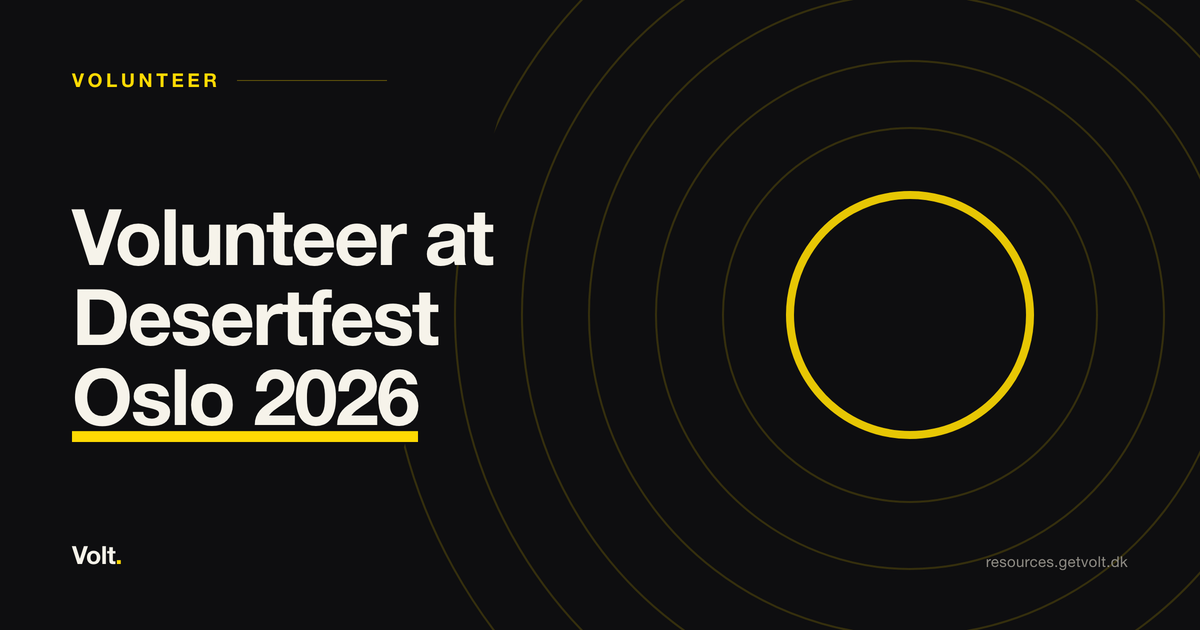 Volunteer at Desertfest Oslo 2026