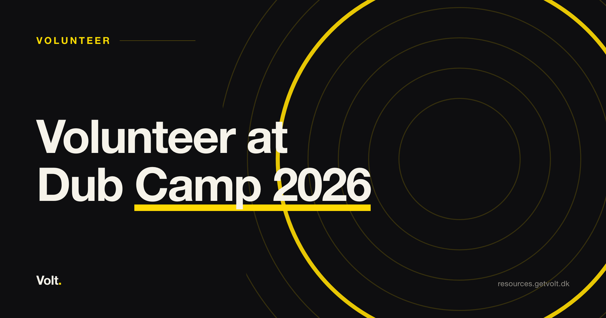 Volunteer at Dub Camp 2026