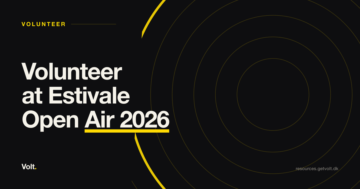 Volunteer at Estivale Open Air 2026
