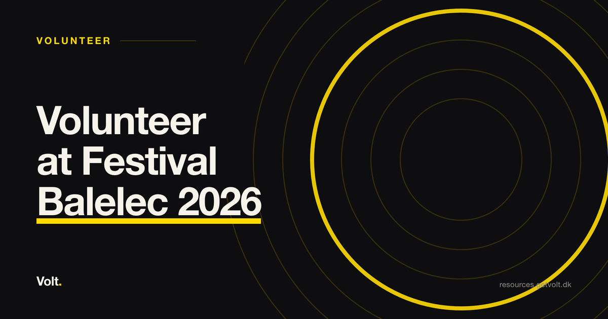 Volunteer at Festival Balelec 2026