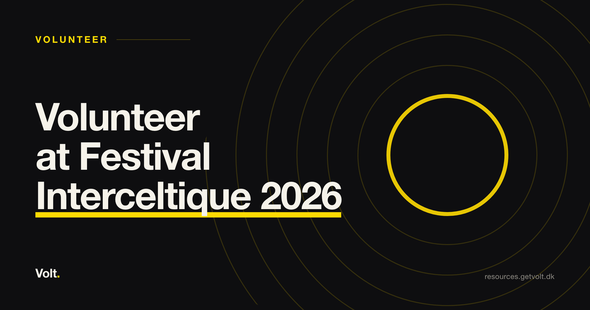 Volunteer at Festival Interceltique 2026