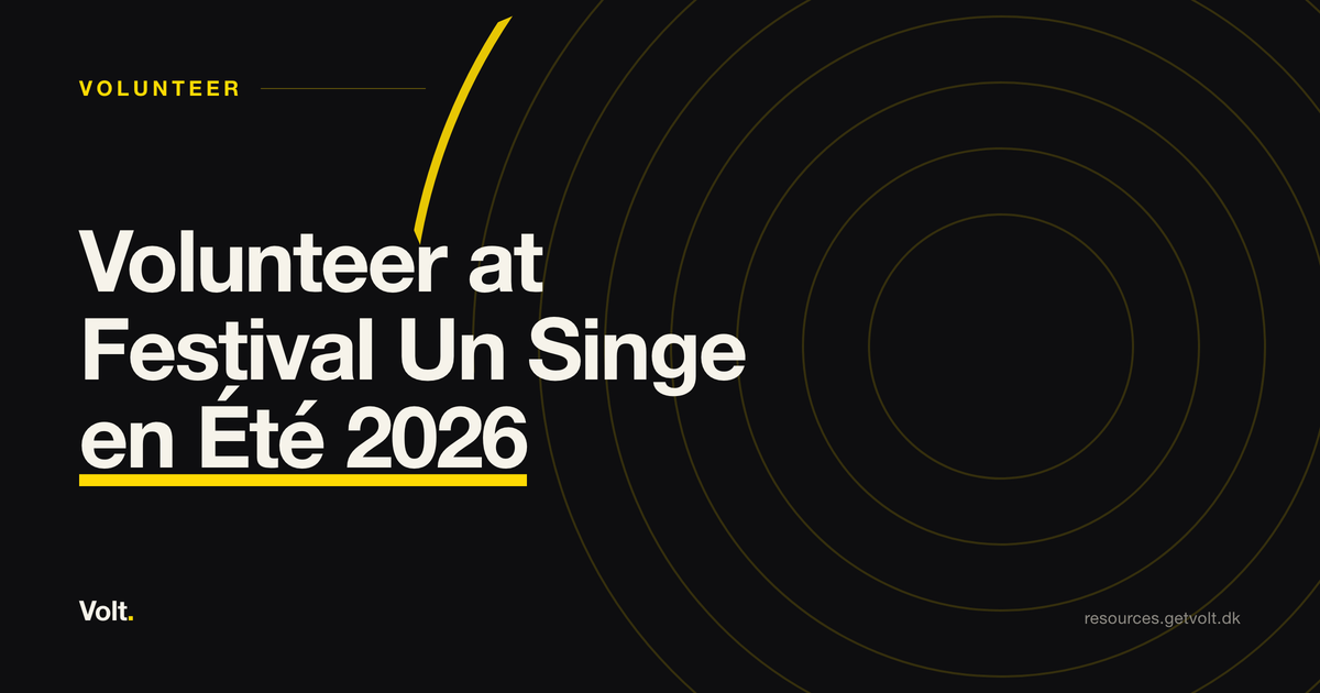 Volunteer at Festival Un Singe en Été 2026