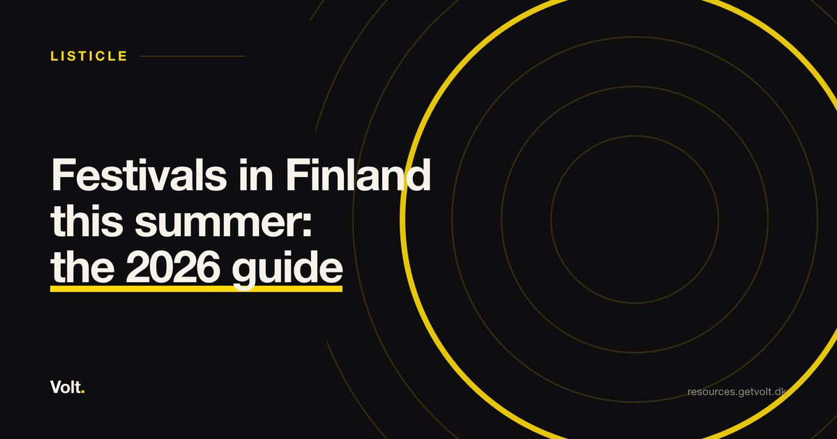 Festivals in Finland this summer: the 2026 guide
