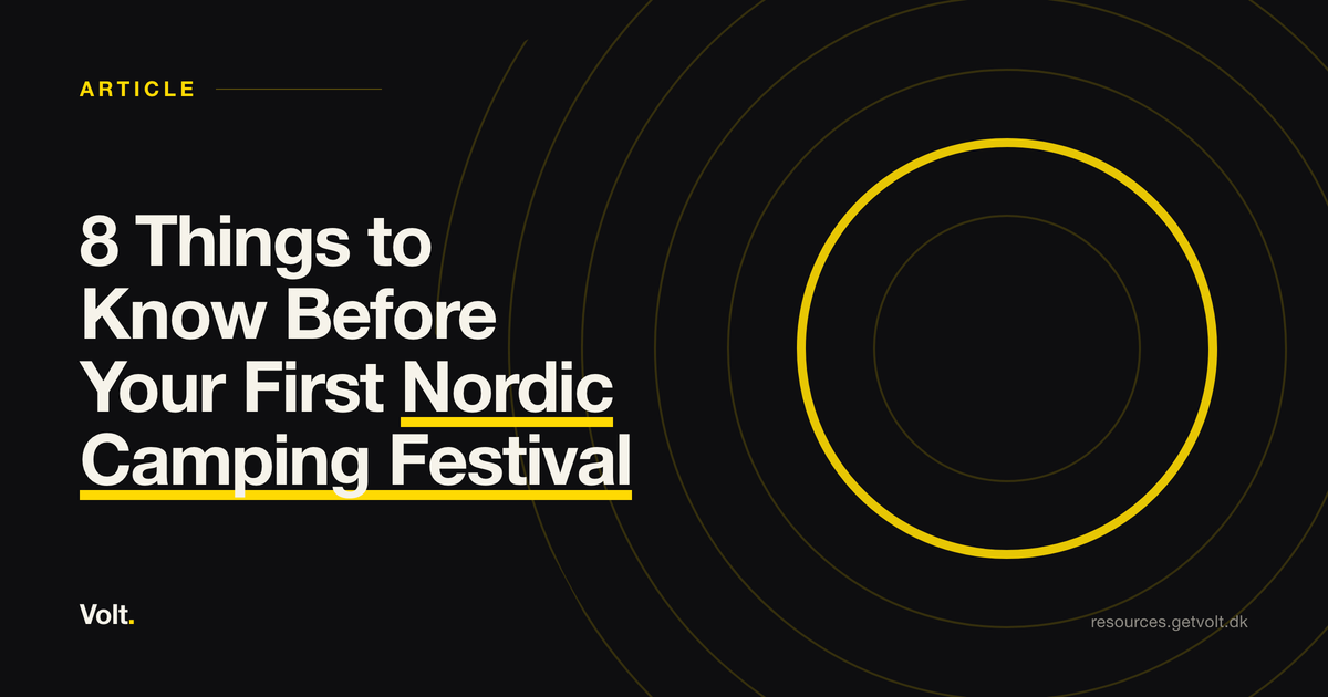 8 Things to Know Before Your First Nordic Camping Festival
