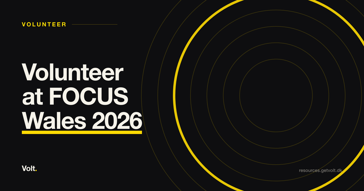 Volunteer at FOCUS Wales 2026