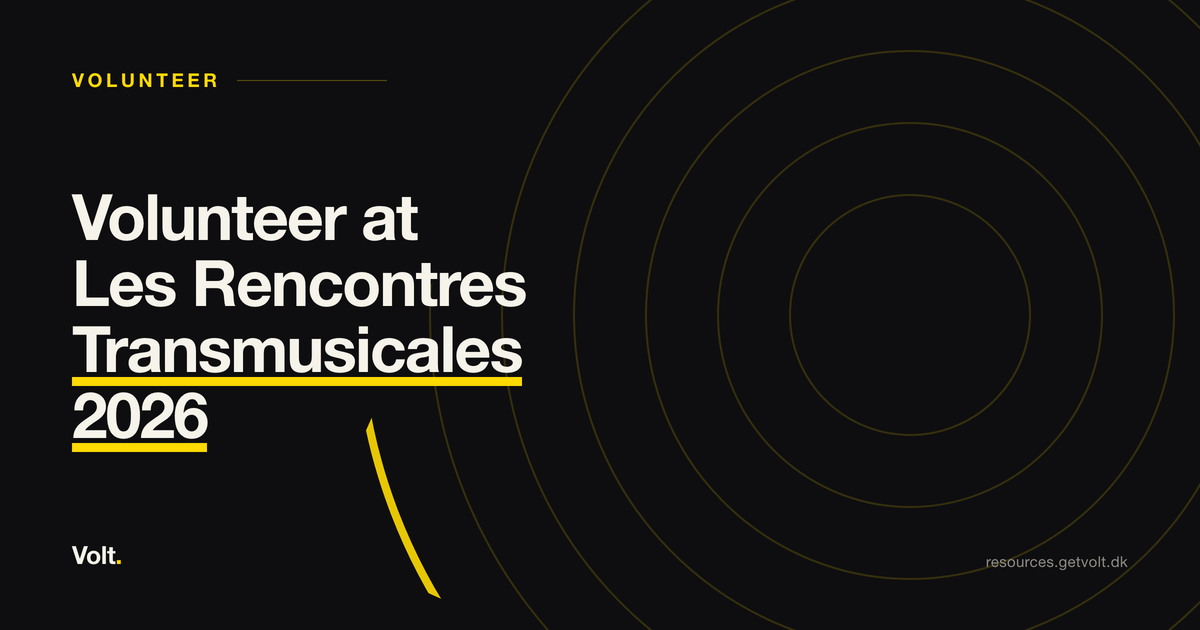 Volunteer at Les Rencontres Transmusicales 2026