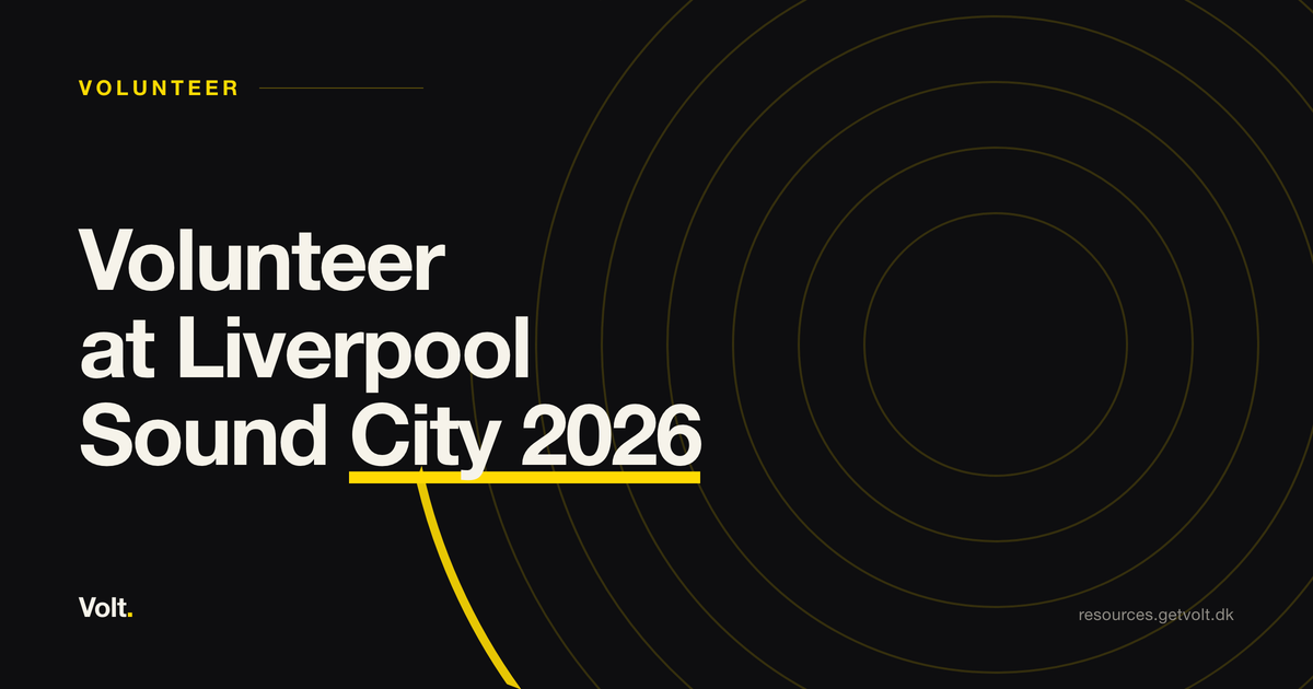 Volunteer at Liverpool Sound City 2026