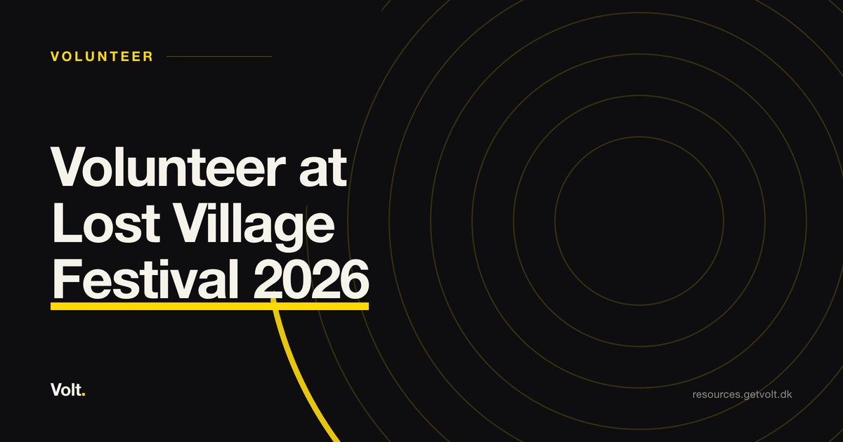 Volunteer at Lost Village Festival 2026