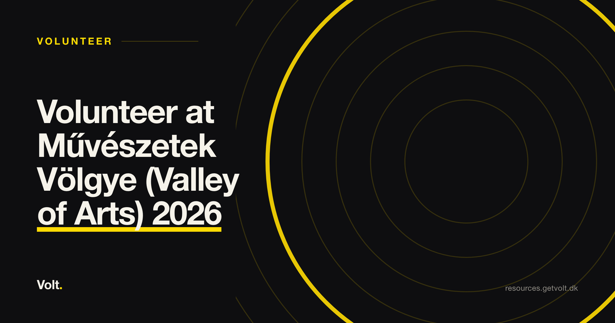 Volunteer at Művészetek Völgye (Valley of Arts) 2026