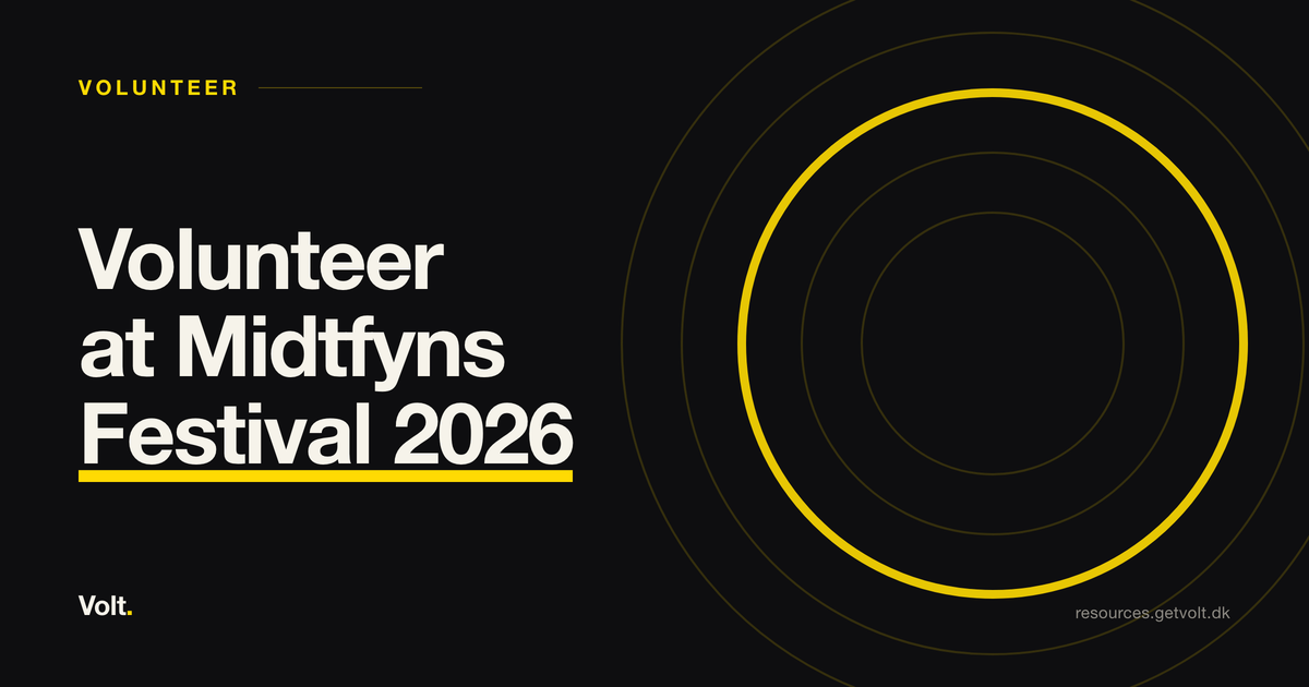 Volunteer at Midtfyns Festival 2026