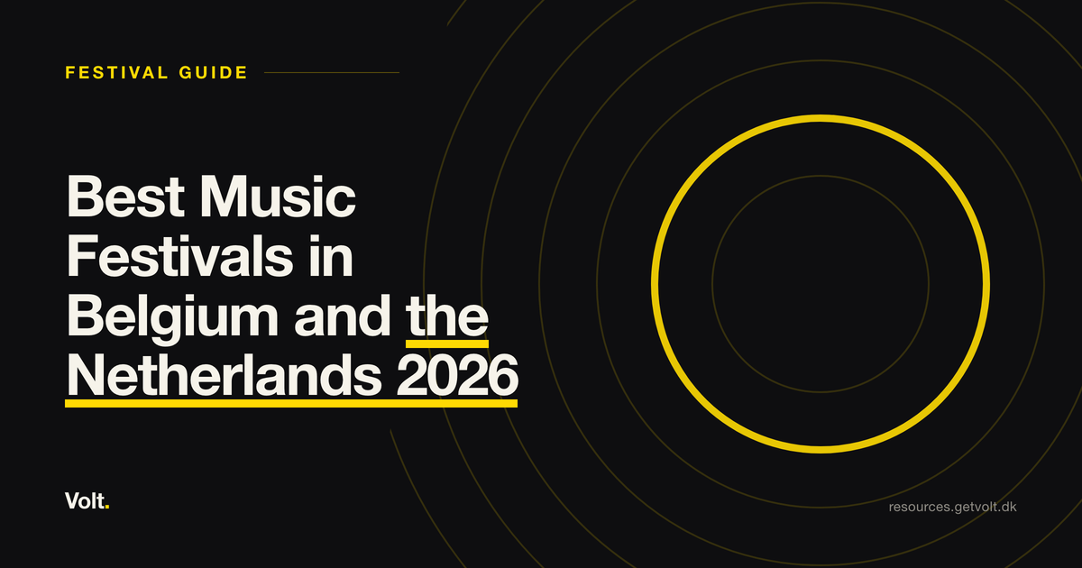 Best Music Festivals in Belgium and the Netherlands 2026