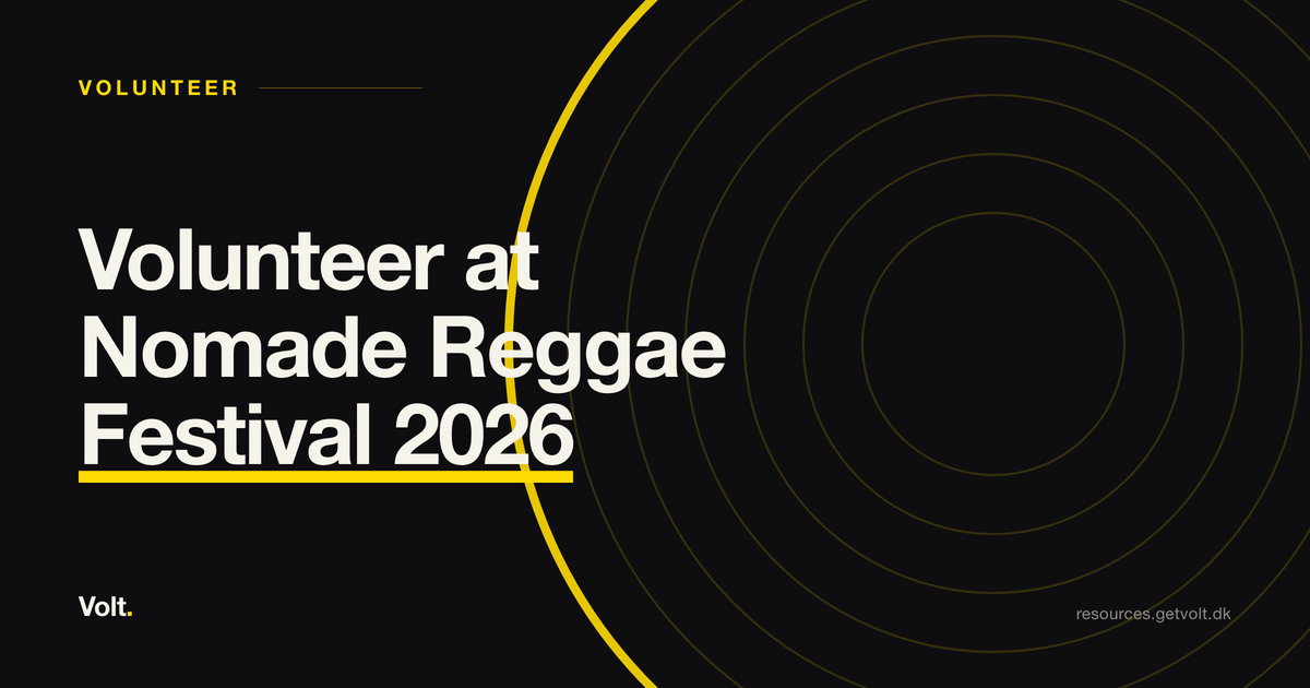 Volunteer at Nomade Reggae Festival 2026