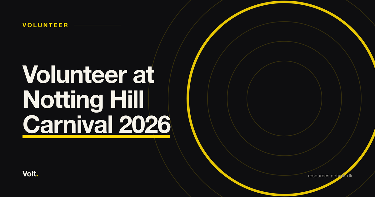 Volunteer at Notting Hill Carnival 2026